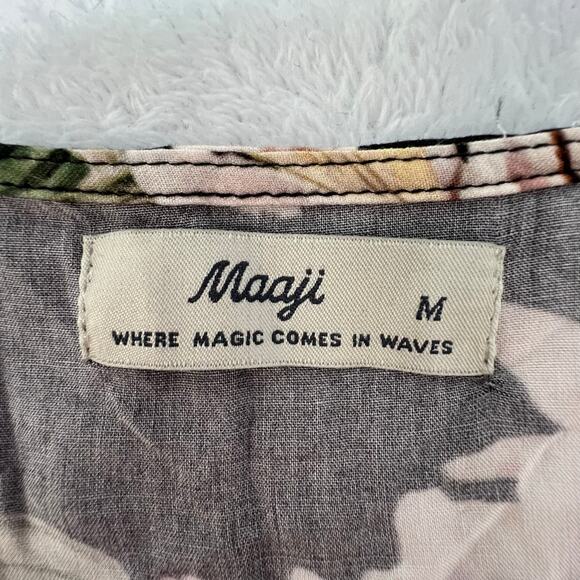 Maaji Glorious Garden Moonbow Maxi Kimono Swim Coverup Tropical Size M Floral - Picture 4 of 16